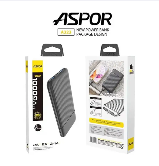 OriginaI Aspor 2 USB Fast Charging Power Bank - 06 Month Warranty