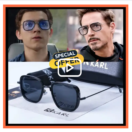 Iron man sunglasses Fashion Metal Sunglasses For Men & Women Premium Brand Design Sunglasses
