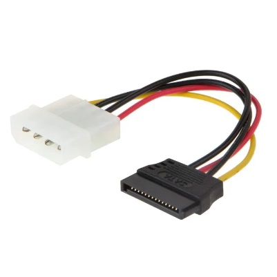4 Pin IDE Molex to 1 serial ATA SATA Cable for Pc