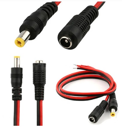 DC Jack With Wire (Male And Female)