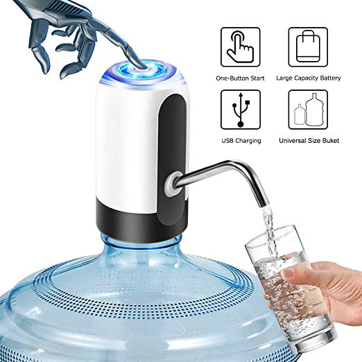 Portable USB Rechargeable Electric Water Dispenser Automatic Pump Portable + USB Charging