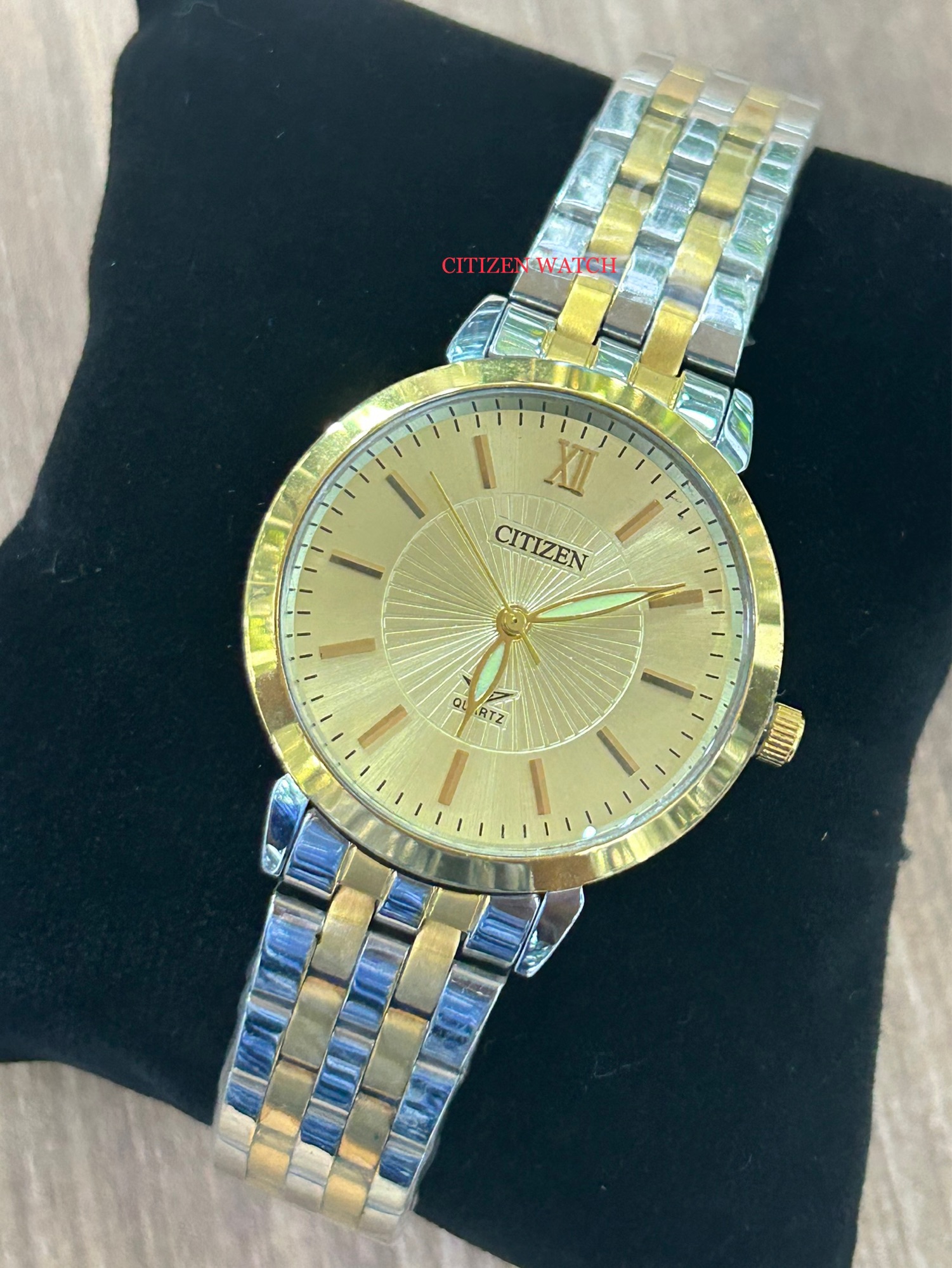 Two Tone Ladies Fashion Citizen Brand Watch