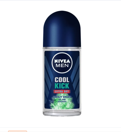 NIVEA Men Cool Kick Extra Dry 50Ml Deodorant Originals 48 Hours