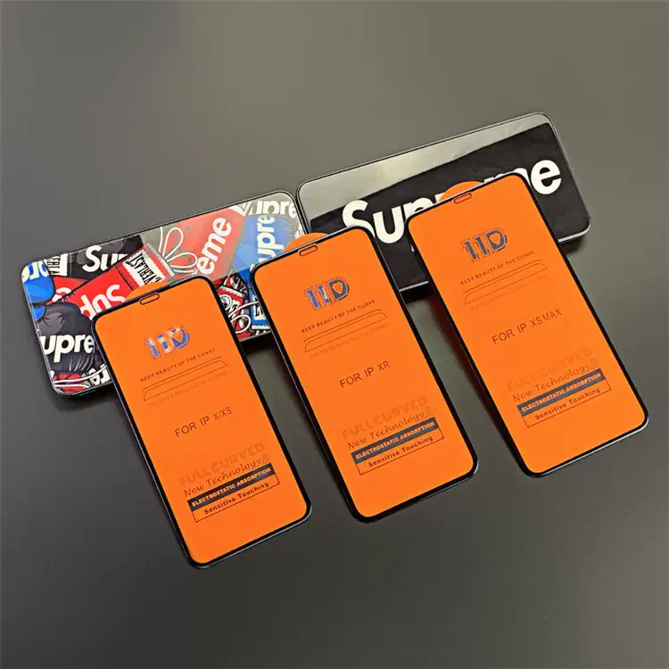 11D Full Glue Tempered Glass For iphone XS MAX