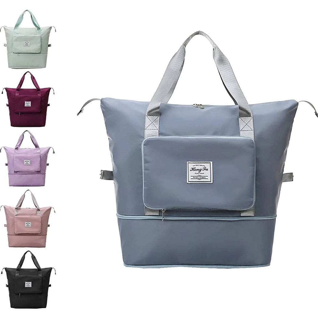 Large Capacity Folding Travel Bag Waterproof Nylon Large Hand Bags For