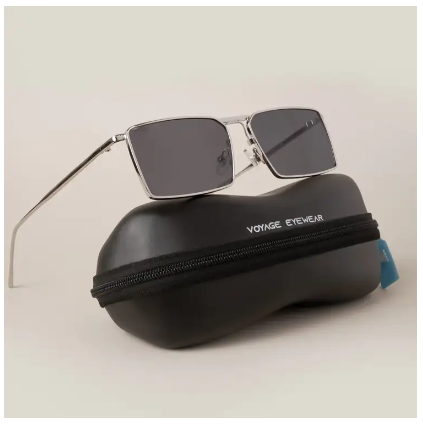 Sunglasses luxury sheds For Men & Women Round Black Silver Sunglasses