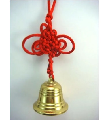 Feng Shui Brass Good Luck,Protection Bel