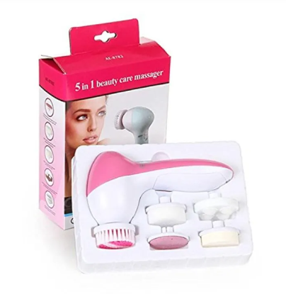 Professional 5 in 1 Face Facial Massager And Cleanser Electric Machine Kit For Smoothing Face and Body Care Massager