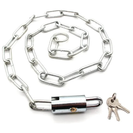 Strong Gate Chain with Lock 2ft