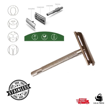 Metal Safety Razor Men's - Silver