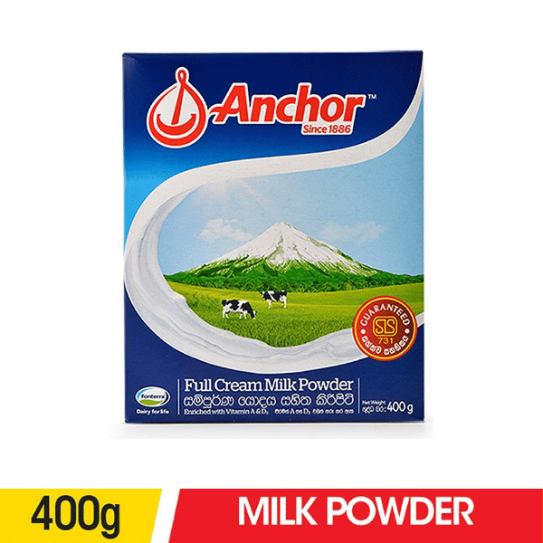 Anchor Full Cream Milk Powder - 400.00 g