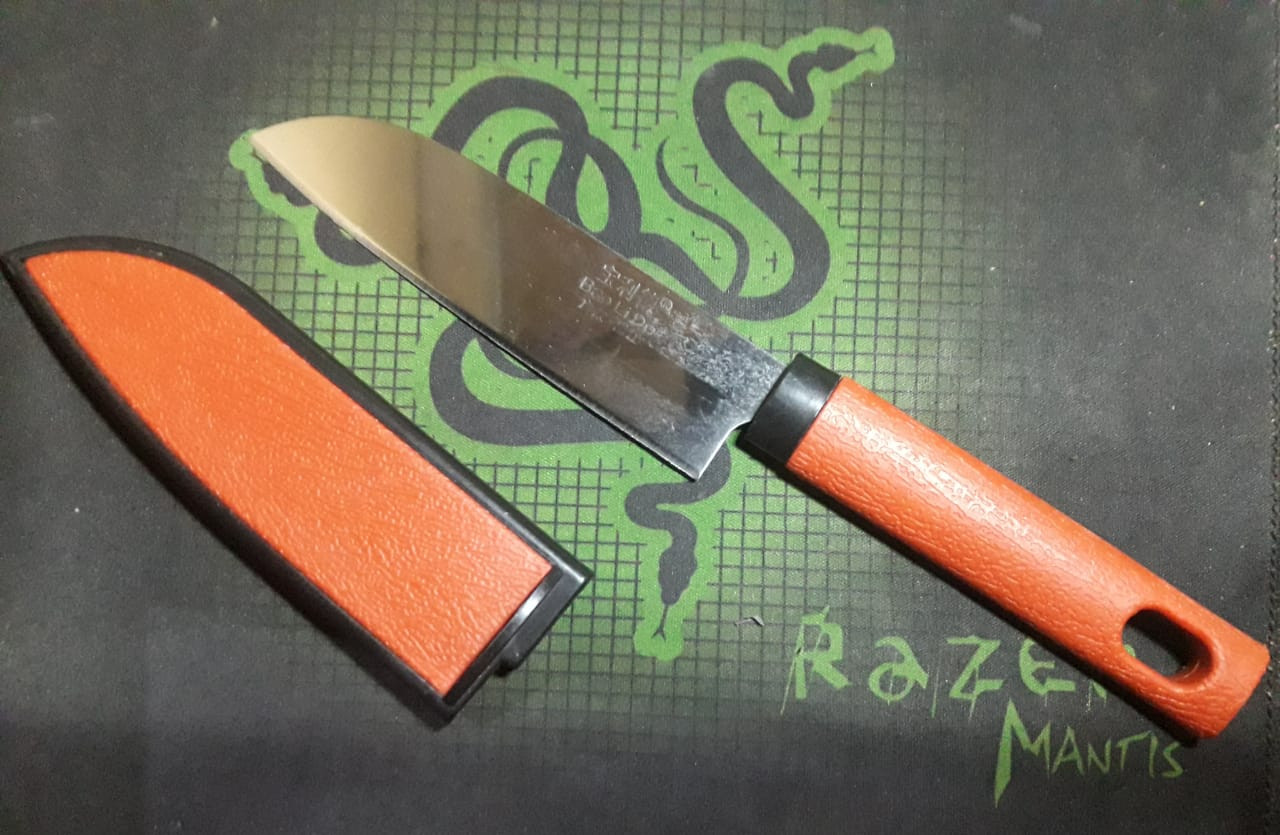 Mini Stainless Steel Brown Black Blue Silver outdoor & Kitchen Indoor Pocket Portable Knife