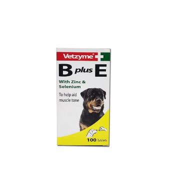 VETZYME B PLUS E FOR DOGS AND PUPPIES – 100 TABLETS