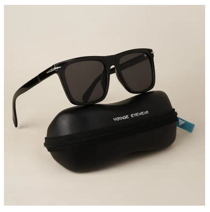 Sunglasses luxury sheds For Men & Women Round Black Silver Sunglasses