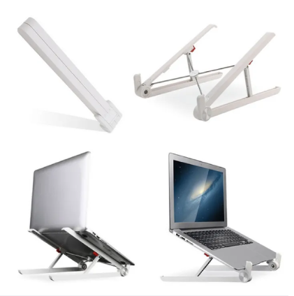 Ergonomic Foldable Laptop Stand Holder - for Any Windows Laptop, MacBook, iPad & Android Tablets