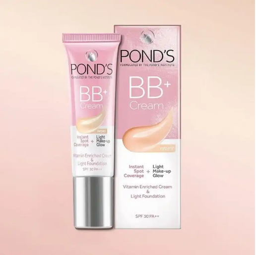POND'S Bb+ Cream 18G - Spf 30+ Ivory Shade Vitamin Enriched Light Foundations