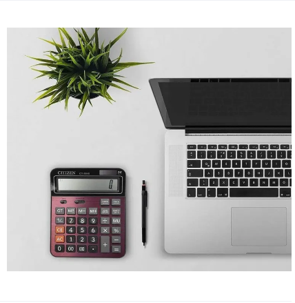 14 Digits Desktop Calculator Battery and Solar Support CT-8840