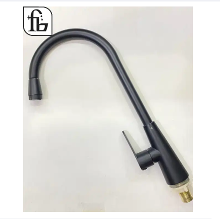 Rotation Bathroom Kitchen Sink Tap Heavy Faucet Modern Matte Black