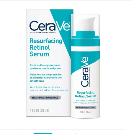 CERAVE Resurfacing Retinol Serum for Post Acne Marks & Pores - 30ml