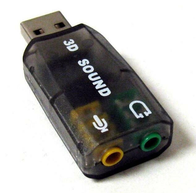 External USB Sound Card Audio Adapter Mic Speaker Audio Interface For Laptop PC