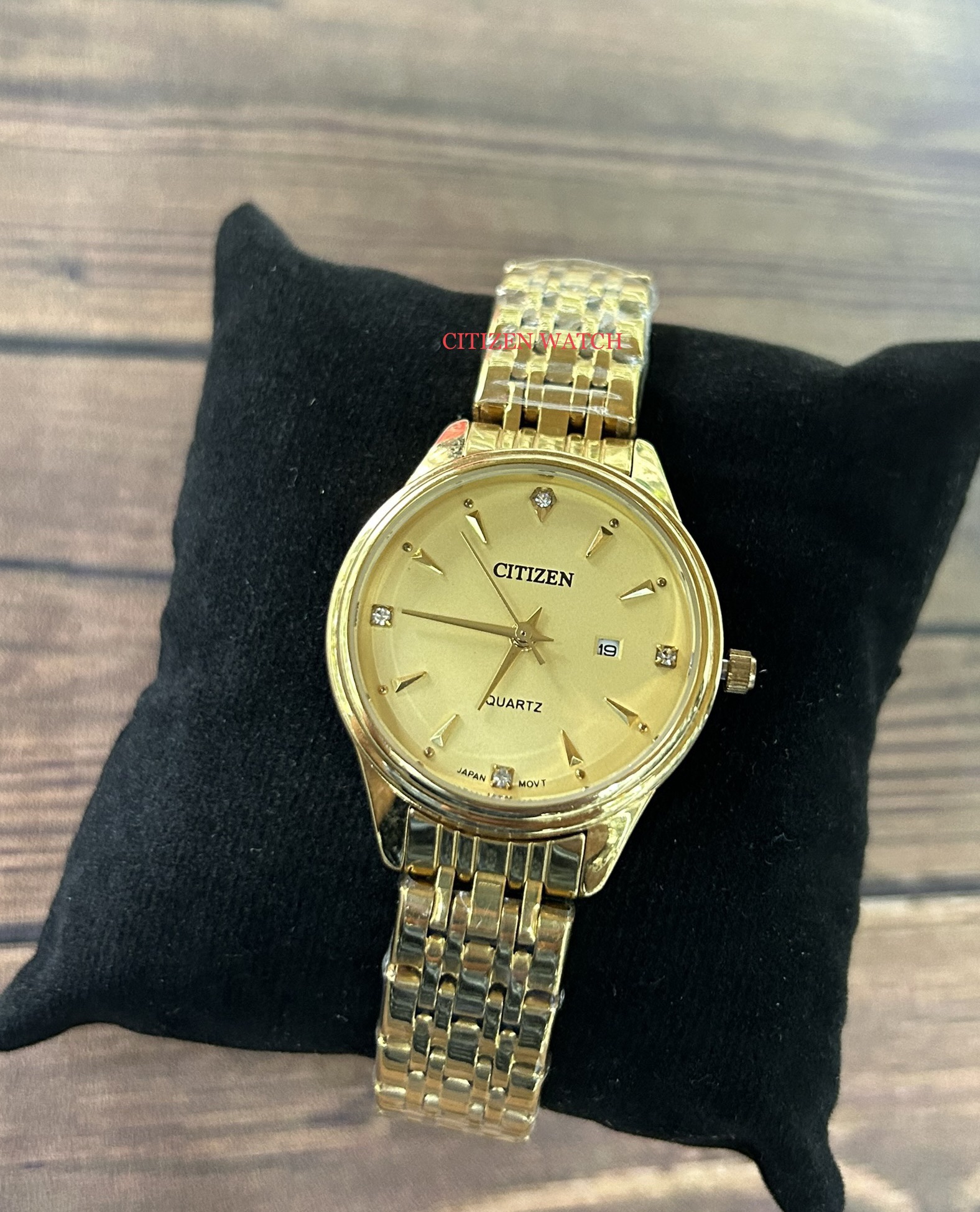 Gold Women Fashion Citizen Brand Watch