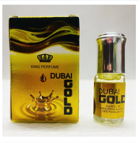 Dubai Gold Rollerball Attar Perfume Oil for men - 3ml