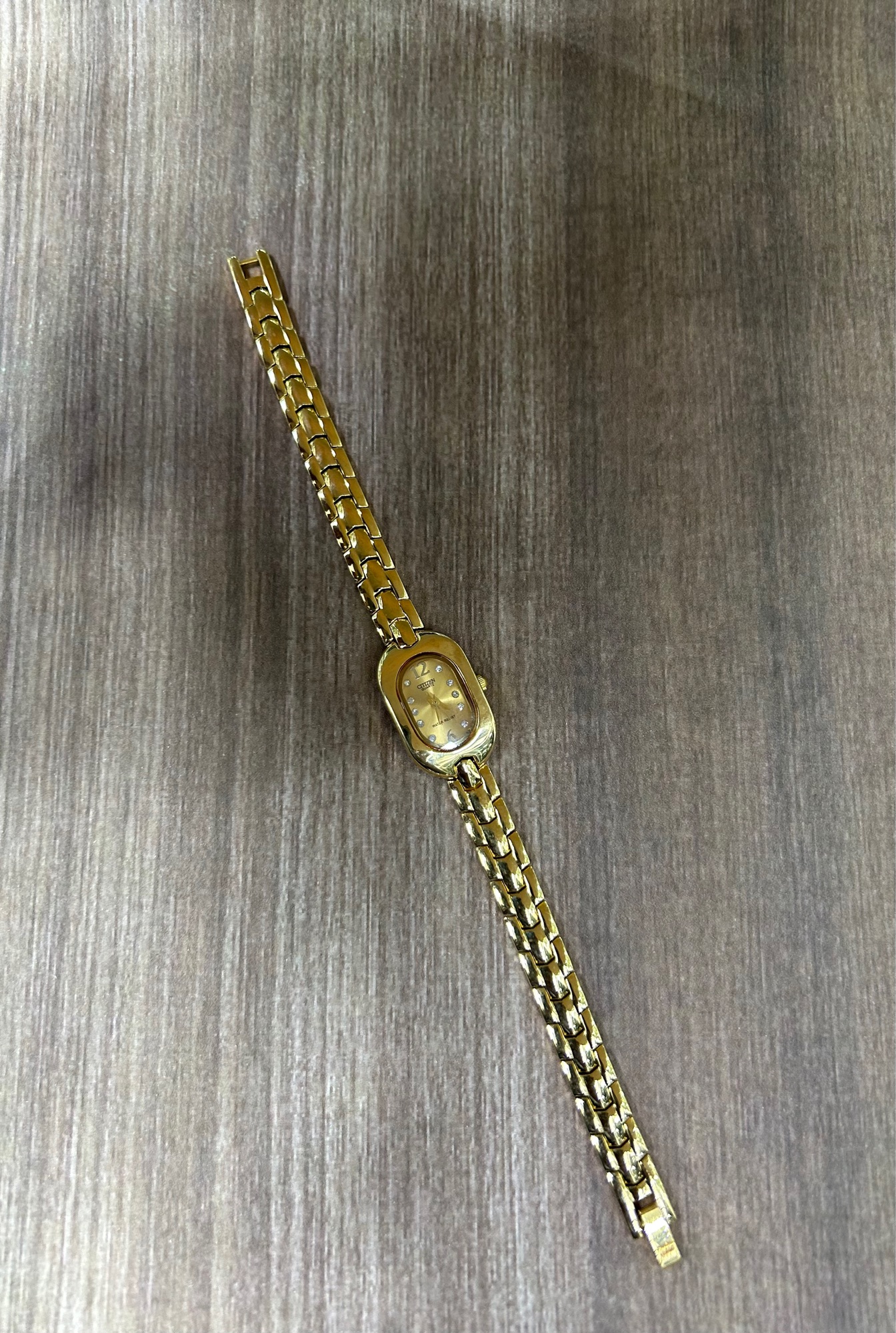 Gold Womens Fashion Citizen Casual Watch