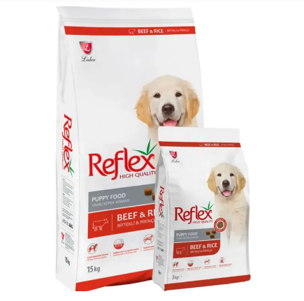 Reflex Puppy Dog Dry Food (Beef & Rice Flavor 3Kg)