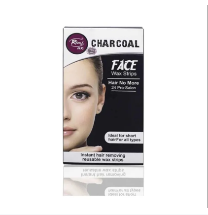 Charcoal Face Wax Strips