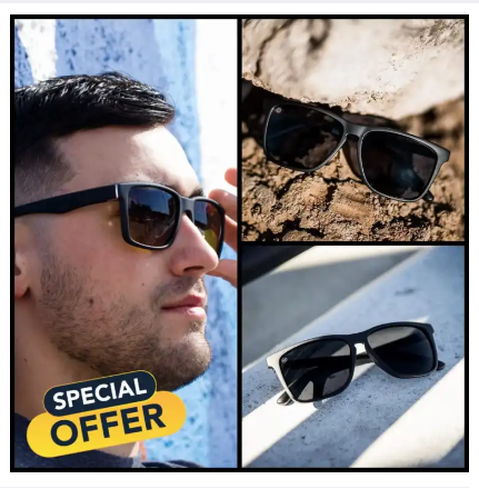 Fashion Polarized Sunglasses Men Women Luxury Brand Design Driving Square Vintage Sun Glasses