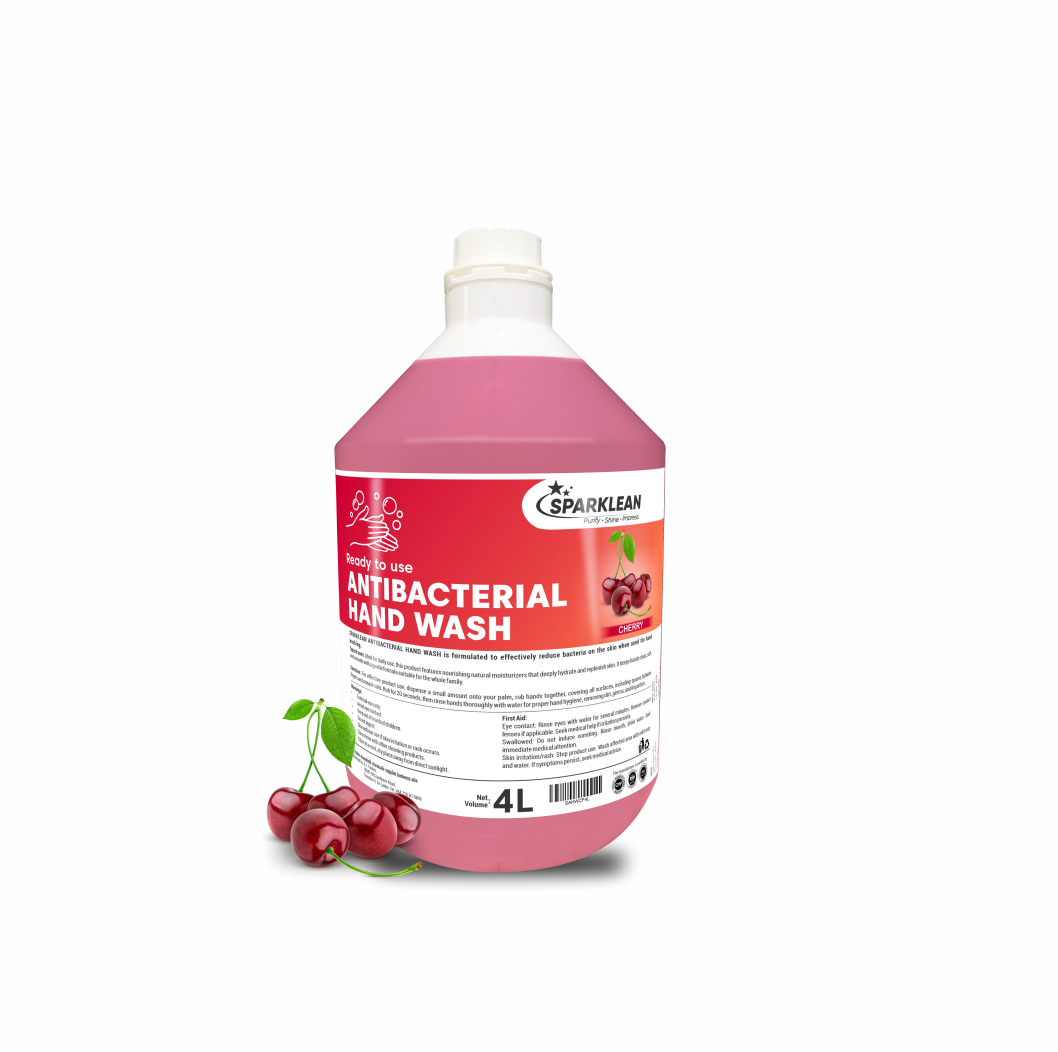 Sparklean Antibacterial Handwash Cherry 4L