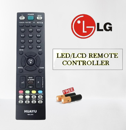 LG LED/LCD TV Remote Controller RM-L810 & Free Batteries